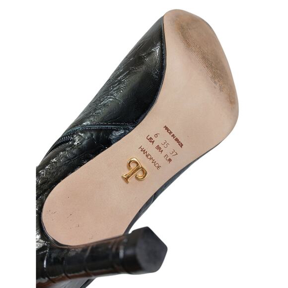 Paula Torres Handmade SZ 6 /37Leather Boots Women's Pre-loved - Picture 8 of 14